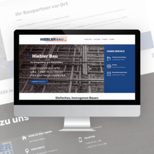 Homepage Hiebler Bauunternehmen